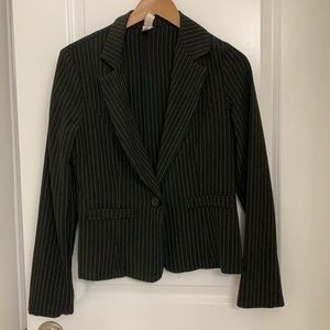 Blac/ grey blazer